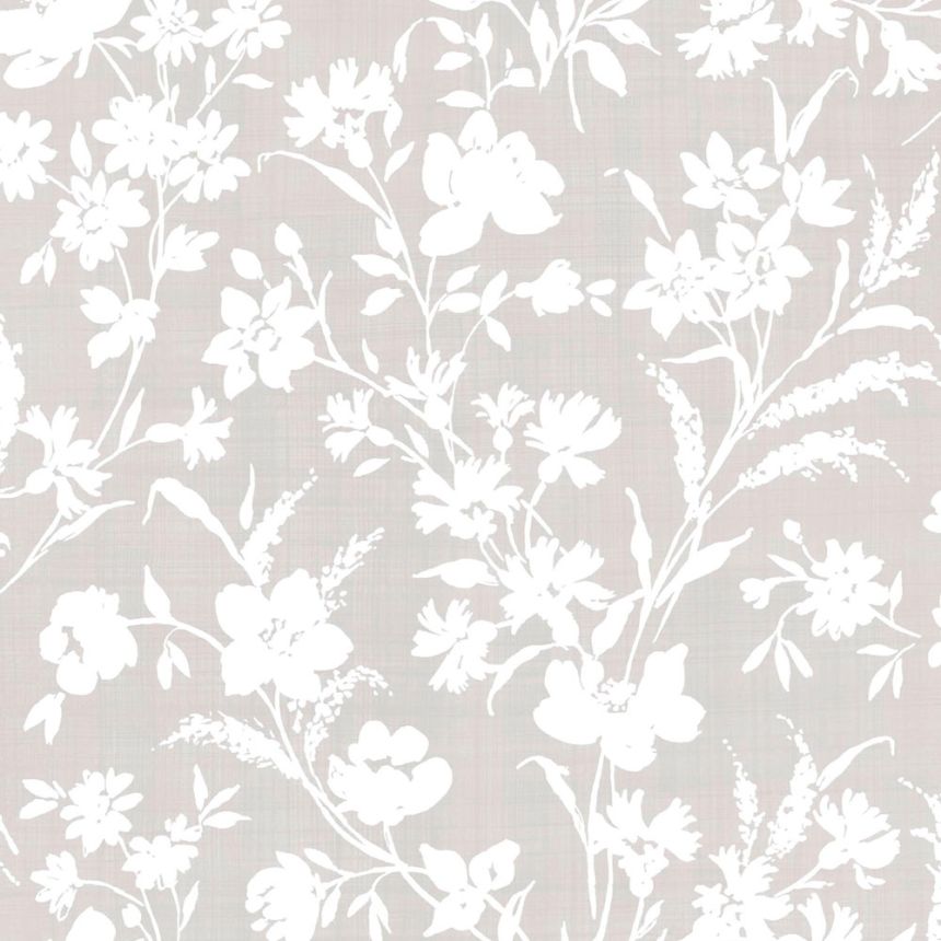 Vliesová tapeta na zeď, šedá, květinový vzor, 130110, Laura Ashley 4