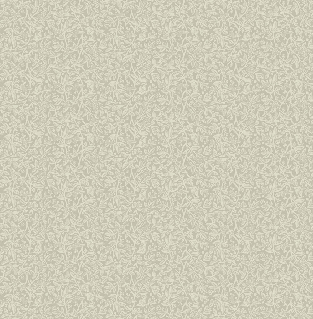 Vliesová tapeta na zeď, šedá, stříbrná, květiny, ptáci, 140319, Laura Ashley 4