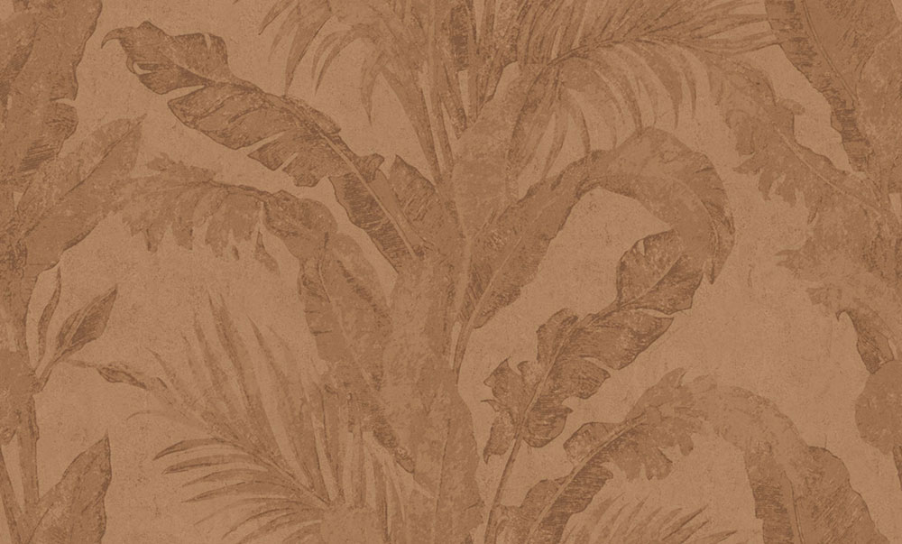 Luxusní vliesová tapeta na zeď, bronzová, hnědá, listy, imitace stěrkové omítky, 6604, Metamorphosis, Parato by Cristiana Masi