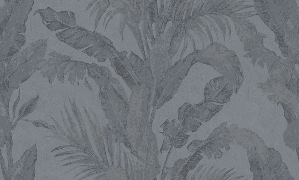 Luxusní vliesová tapeta na zeď, modrá, listy, imitace stěrkové omítky, 6607, Metamorphosis, Parato by Cristiana Masi