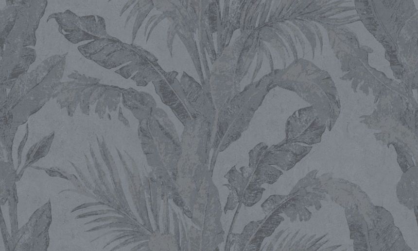 Luxusní vliesová tapeta na zeď, modrá, listy, imitace stěrkové omítky, 6607, Metamorphosis, Parato by Cristiana Masi
