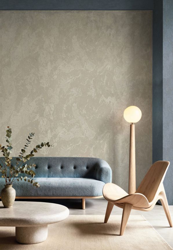 Vliesová tapeta na zeď, šedá, stříbrná, imitace štukové omítky, 6642, Metamorphosis, Parato by Cristiana Masi