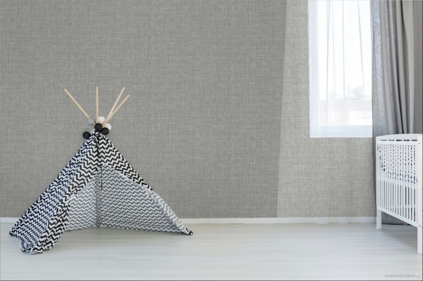 Vliesová tapeta na zeď, šedá, zlatá, imitace látky, 6686, Metamorphosis, Pigmenta, Parato by Cristiana Masi