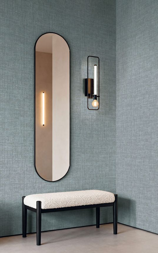 Vliesová tapeta na zeď, šedá, modrá, imitace látky, 6687, Metamorphosis, Parato by Cristiana Masi