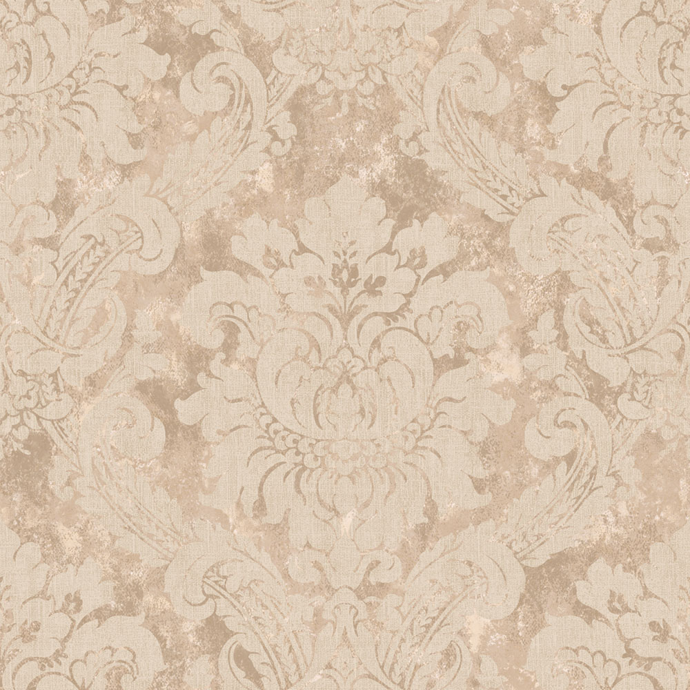 Vliesová tapeta na zeď, růžová, bílá, damaškový vzor, AU41003, Aurelia, Prestige Wallcoverings