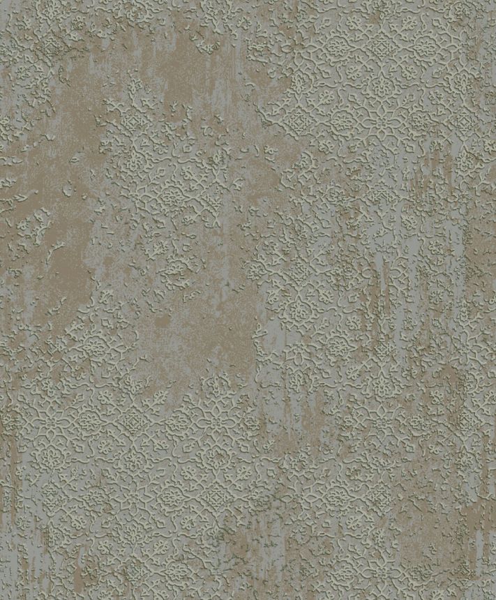 Vliesová tapeta na zeď, šedá, zlatá, vintage ornamenty, AU41203, Aurelia, Prestige Wallcoverings