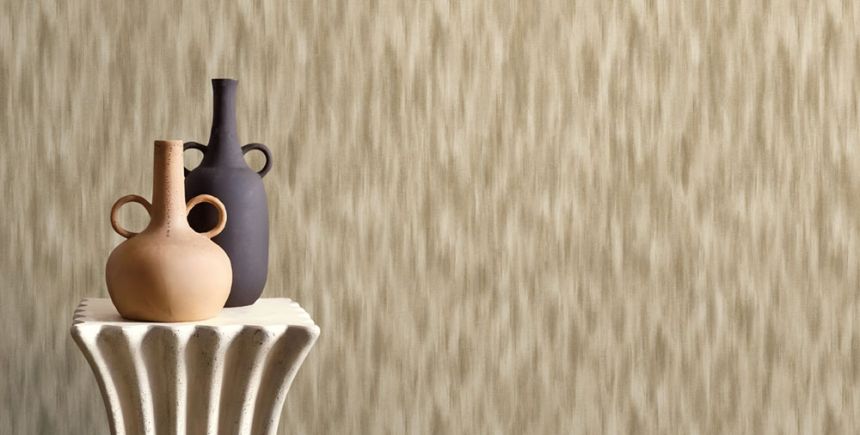 Vliesová tapeta na zeď, béžová, imitace látky, AU41505, Aurelia, Prestige Wallcoverings