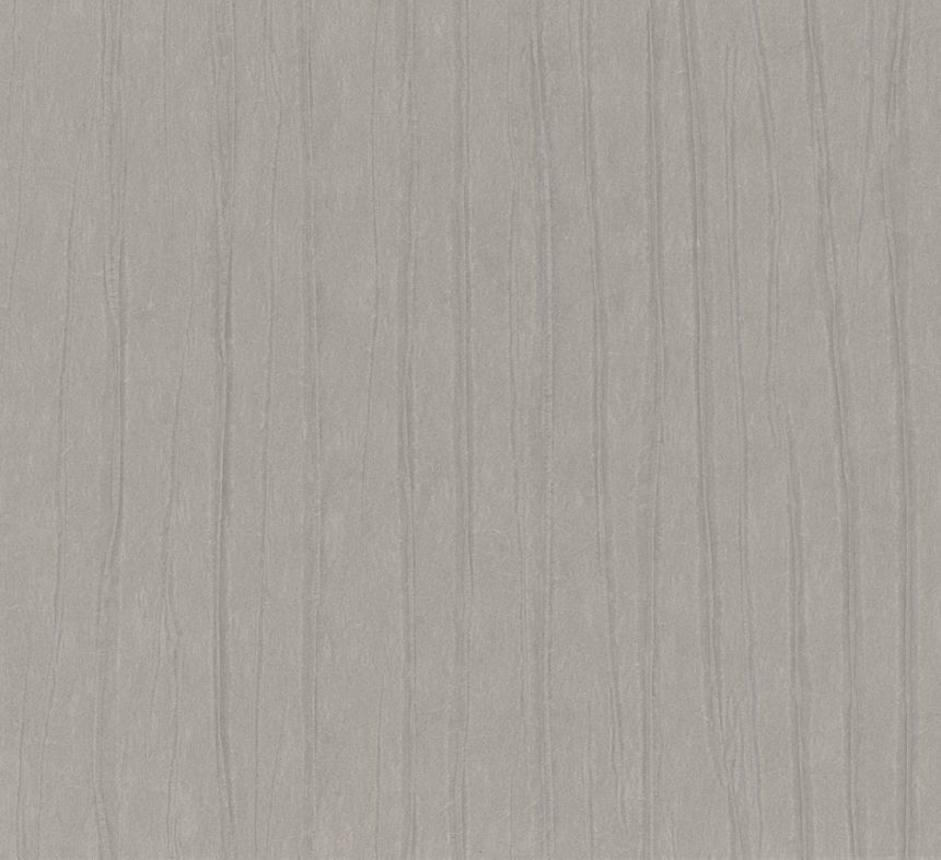 Tapeta imitující mačkanou látku, šedo-béžová (Taupe), 36627, Craft, Marburg 