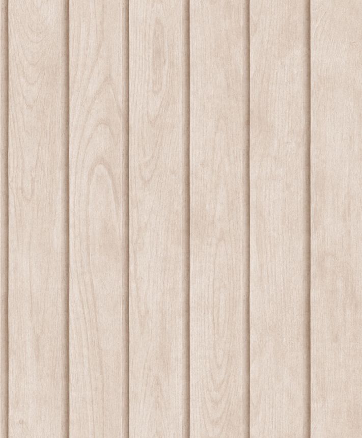 Vliesová tapeta na zeď, béžová, imitace dřevěného obkladu, M89807, Illusion, Ugépa