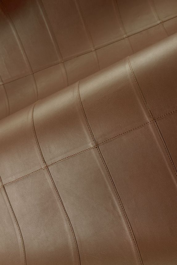 Luxusní vliesová tapeta na zeď, kozí kůže, hnědá, 27456, Corium, Arte