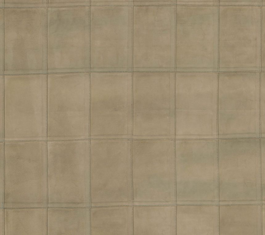 Luxusní vliesová tapeta na zeď, nubuková kůže, šedo-béžová, 27473, Corium, Arte