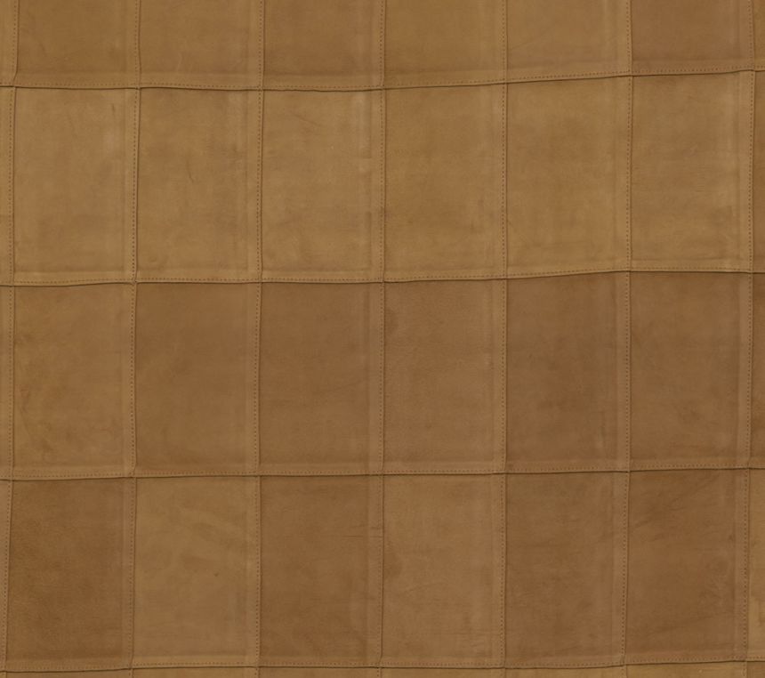 Luxusní vliesová tapeta na zeď, nubuková kůže, oranžovo-hnědá, 27474 Corium Arte