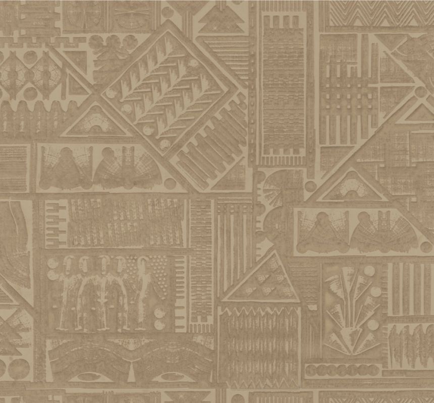 Vliesová textilní 3D tapeta na zeď, béžová, nástěnná malba, 23401, Memphis, Arte