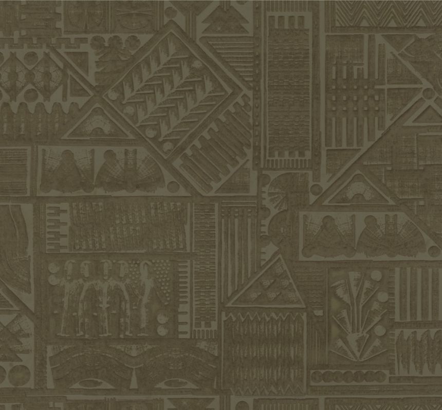 Vliesová textilní 3D tapeta na zeď, šedá, nástěnná malba, 23403, Memphis, Arte