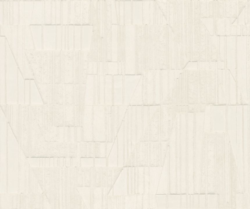 Vliesová textilní 3D tapeta na zeď, krémová, geometrický vzor, 23443, Memphis, Arte