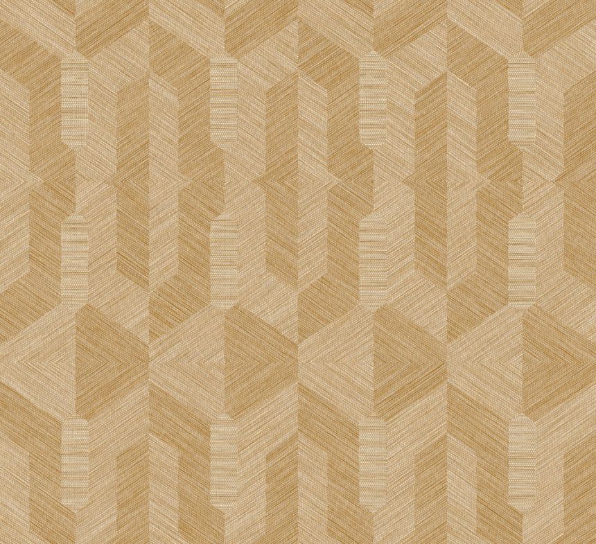 Geometrická vliesová tapeta na zeď, béžovo-hnědá, ArtDeco, 19401, Luxor, Arte