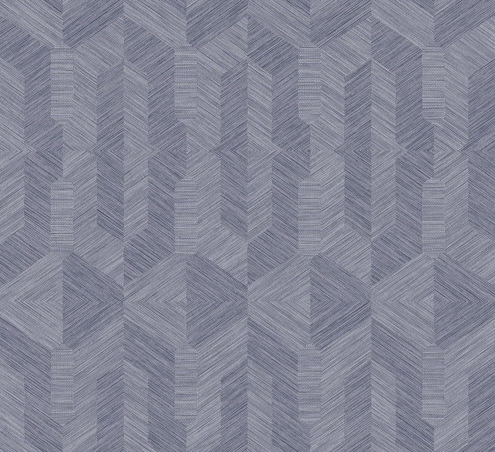 Geometrická vliesová tapeta na zeď, šedo-modrá, ArtDeco, 19404, Luxor, Arte
