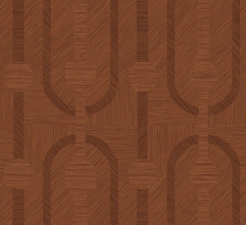 Červená geometrická tapeta na zeď, Art Deco, 19416, Luxor, Arte