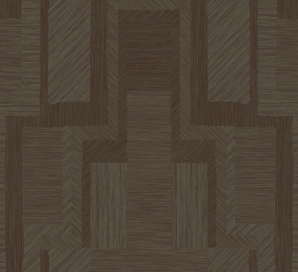 Černo-hnědá geometrická tapeta na zeď, ArtDeco, 19421, Luxor, Arte