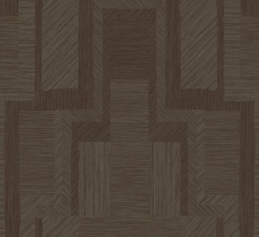 Černo-hnědá geometrická tapeta na zeď, ArtDeco, 19421, Luxor, Arte