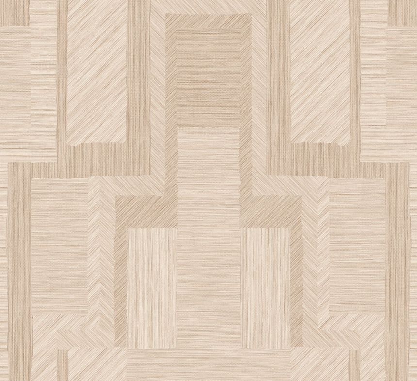 Béžovo-hnědá geometrická tapeta na zeď, ArtDeco, 19425, Luxor, Arte