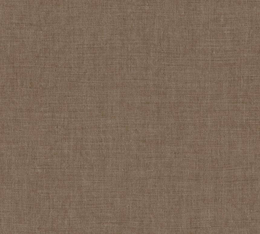 Vliesová tapeta s výraznou textilní strukturou, tmavě hnědá, 18345, Indienne, Arte