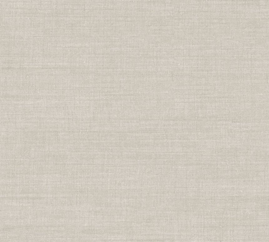 Vliesová tapeta s jemnou látkovou texturou, šedo-béžová, 18369, Indienne, Arte