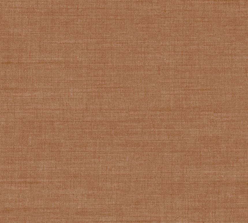 Vliesová tapeta s jemnou látkovou texturou, cihlová, 18370, Indienne, Arte