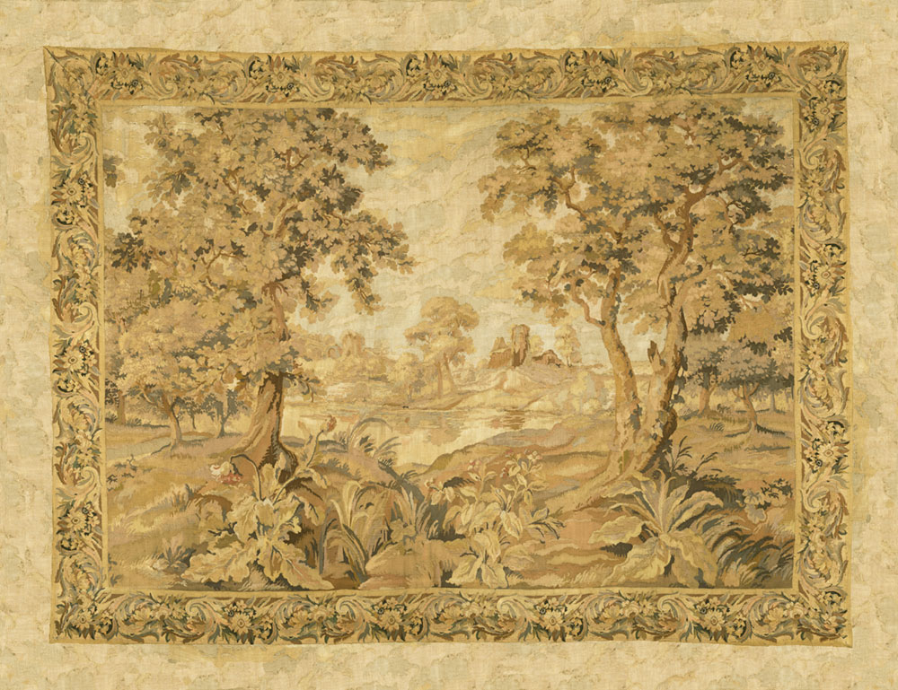 Vliesová obrazová tapeta na zeď, béžová, žlutá, krajina, 97861, Les Tapisseries, Arte