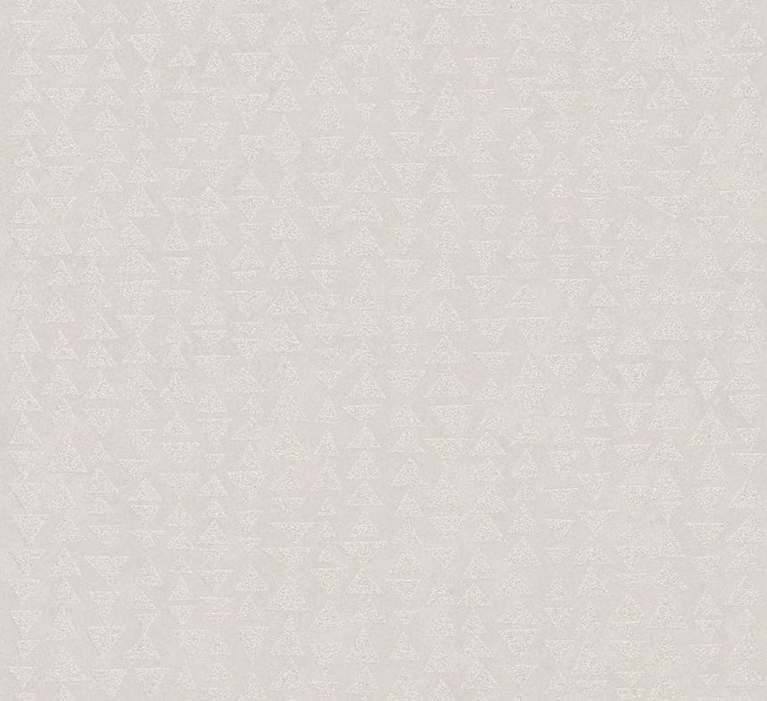 Vliesová tapeta na zeď, krémová, trojúhelníky, 32022, Grains & Plains, Marburg