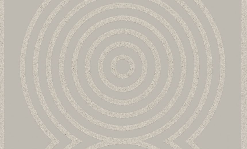 Geometrická vliesová tapeta na zeď, béžová, 59770, Grains & Plains, Marburg