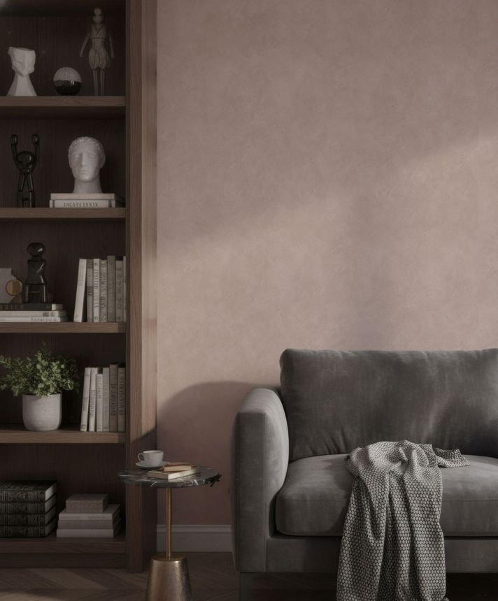 Vliesová tapeta na zeď, růžová, imitace omítky, 36426, Whisper, Marburg