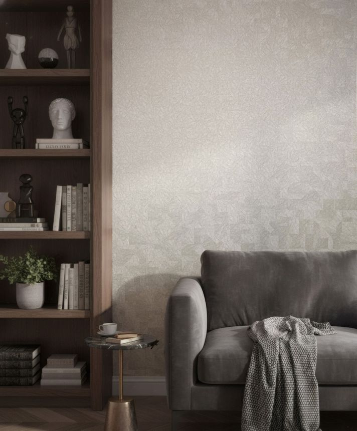 Vliesová tapeta na zeď, gainsboro šedá, imitace výšivky, 36452, Whisper, Marburg