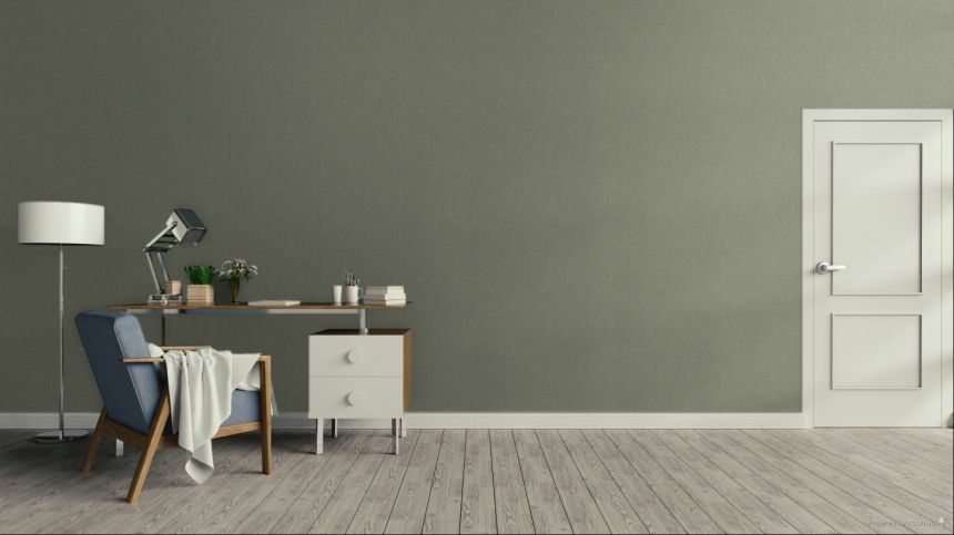 Vliesová tapeta na zeď, šedo-modrá, zlatá, imitace látky, SY27511, Serenity, Decoprint