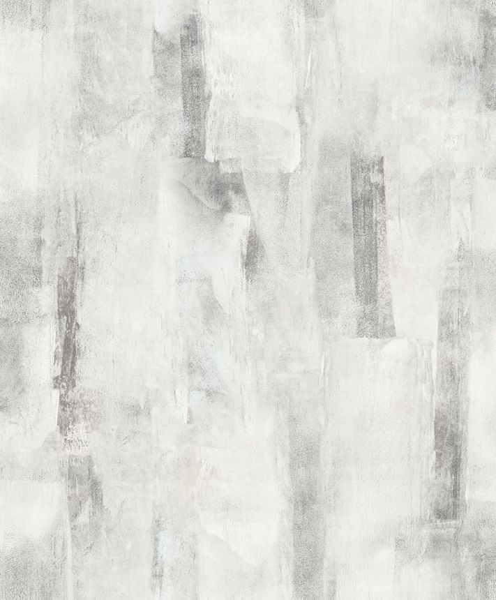 Vliesová tapeta na zeď, bílá, šedá, vintage, imitace omítky, SY27540, Serenity, Decoprint