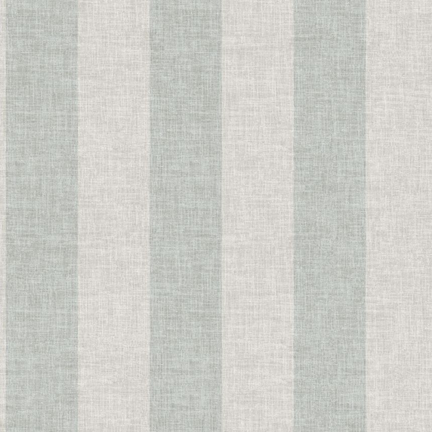 Vliesová tapeta na zeď, šedá, modrá, pruhy, imitace látky, AN28215, Antibes, Decoprint