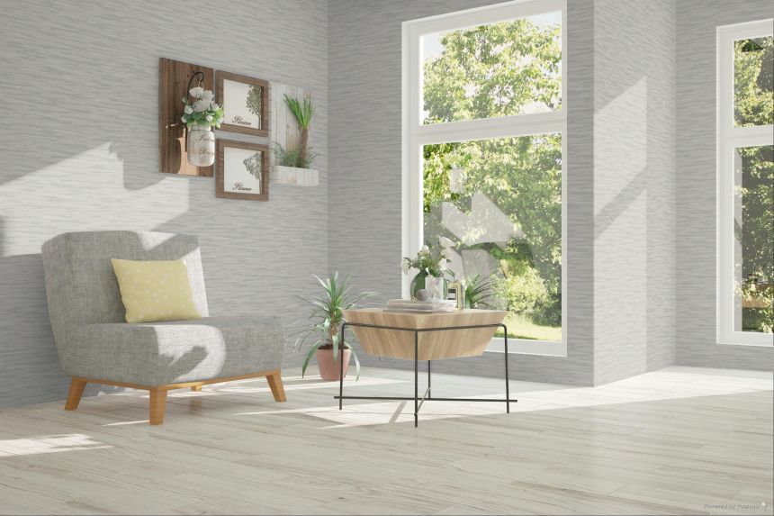 Abstraktní vliesová tapeta na zeď, krémová, šedá, imitace látky, AN28220, Antibes, Decoprint