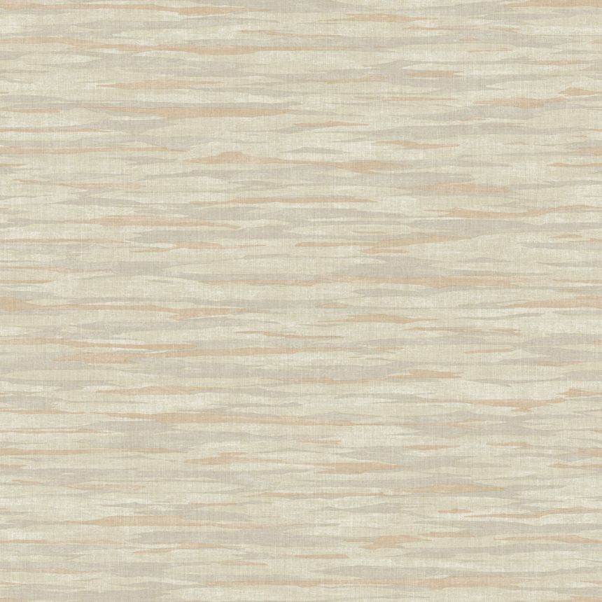 Abstraktní vliesová tapeta na zeď, oranžová, béžová, imitace látky, AN28222, Antibes, Decoprint