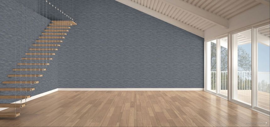 Abstraktní vliesová tapeta na zeď, modrá, šedá, imitace látky, AN28223, Antibes, Decoprint