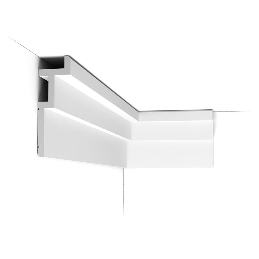 Moderní stropní lišta C396, 200x6,1x18,5cm, Orac Decor