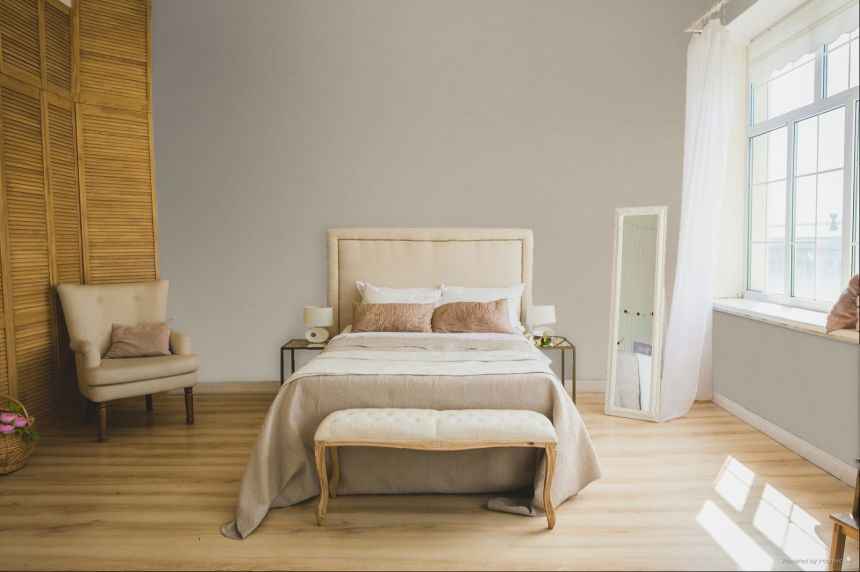 Vliesová tapeta na zeď, světle hnědá, imitace látky, KE1303, Keen, Grandeco
