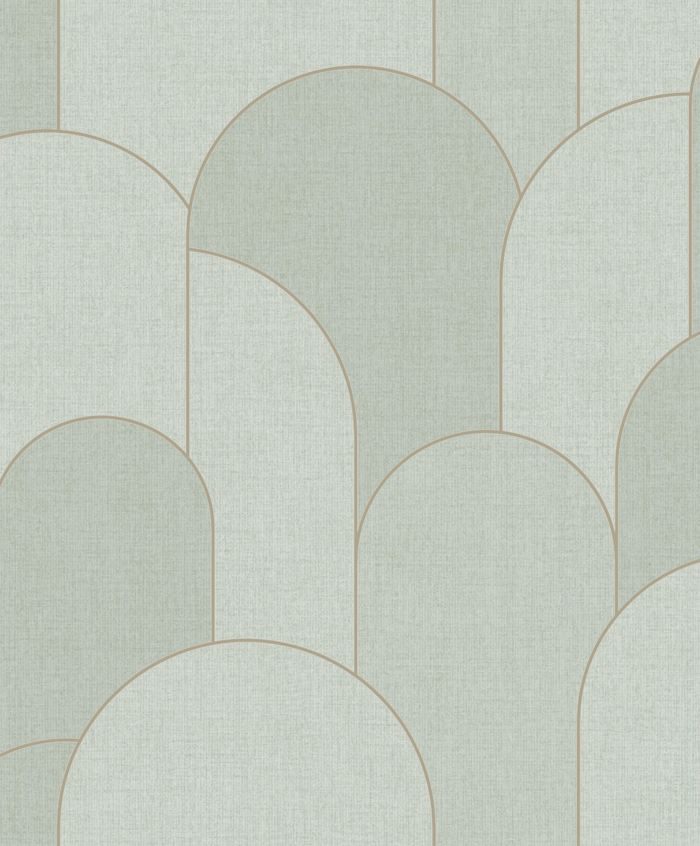 Geometrická vliesová tapeta na zeď, zelená, bronzová, M99704, Concept, Ugépa