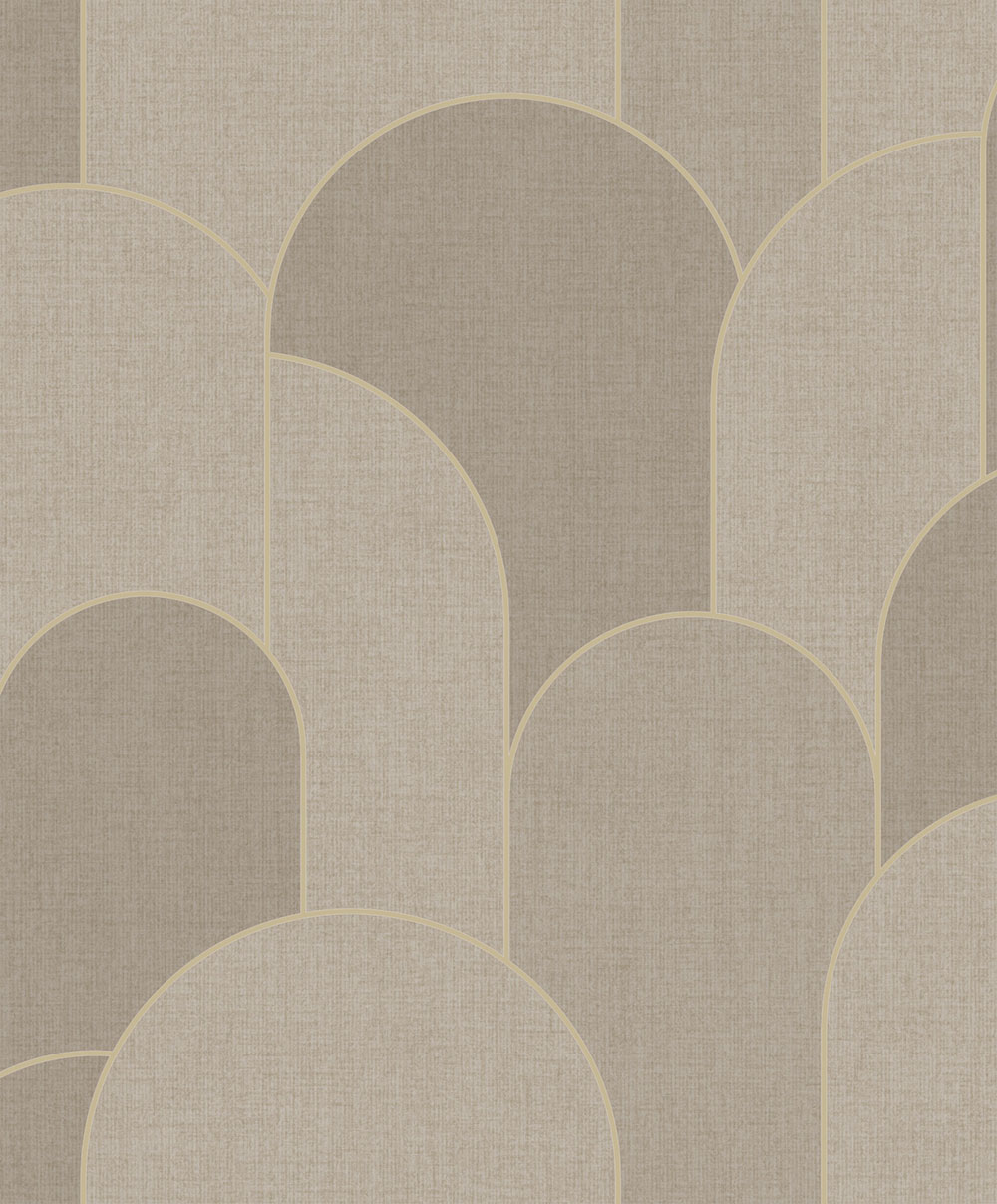 Geometrická vliesová tapeta na zeď, hnědá, bronzová, M99708, Concept, Ugépa