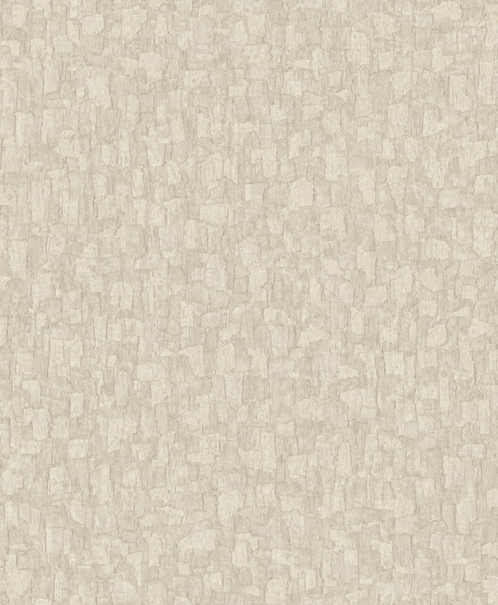 Vliesová tapeta na zeď, krémová, imitace kůry stromů, SF1001, Surfaces, Grandeco