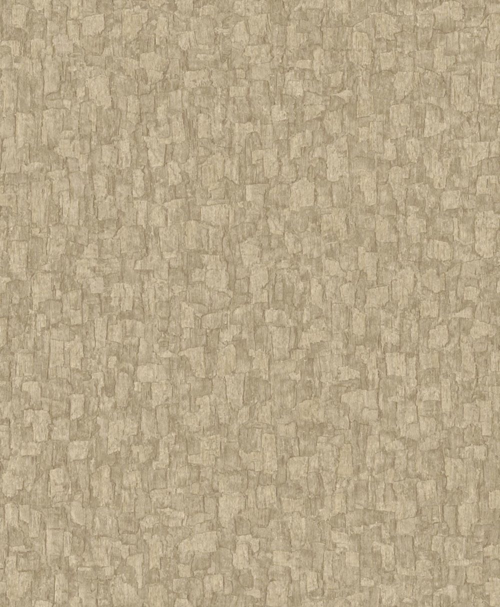 Vliesová tapeta na zeď, hnědo-béžová, imitace kůry stromů, SF1006, Surfaces, Grandeco