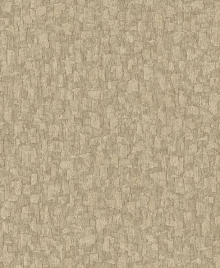 Vliesová tapeta na zeď, hnědo-béžová, imitace kůry stromů, SF1006, Surfaces, Grandeco