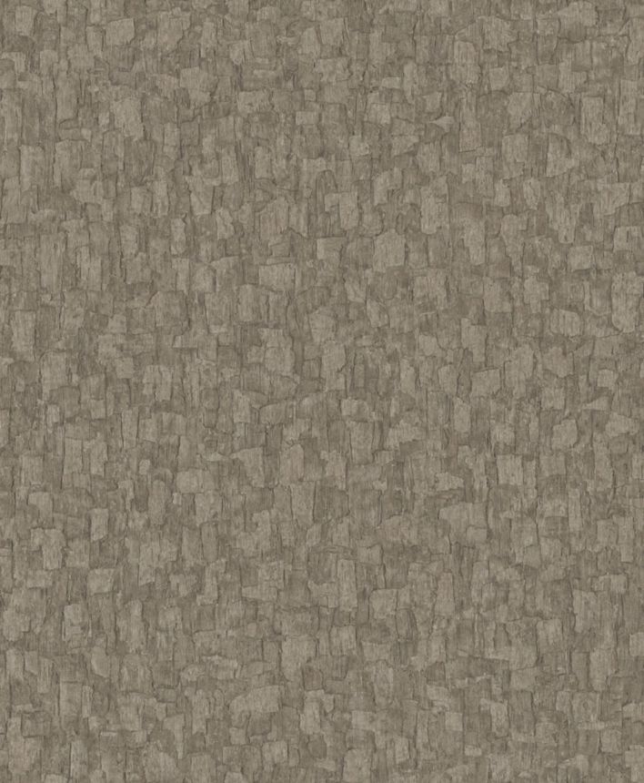 Vliesová tapeta na zeď, hnědo-šedá, imitace kůry stromů, SF1014, Surfaces, Grandeco
