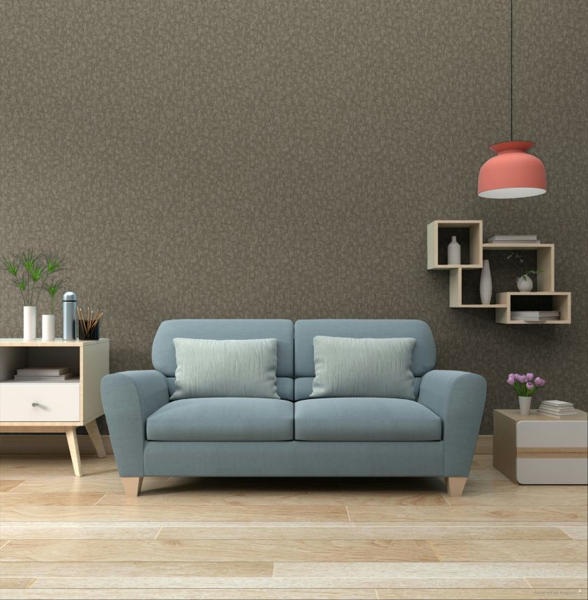 Vliesová tapeta na zeď, hnědo-šedá, imitace kůry stromů, SF1014, Surfaces, Grandeco