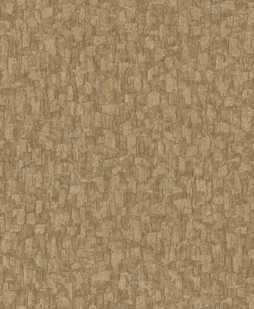 Vliesová tapeta na zeď, světle hnědá, imitace kůry stromů, SF1027, Surfaces, Grandeco
