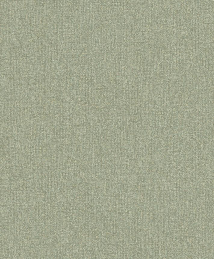 Vliesová tapeta na zeď, zelená, stříbrná, imitace žíhané látky, SF1108, Surfaces, Grandeco